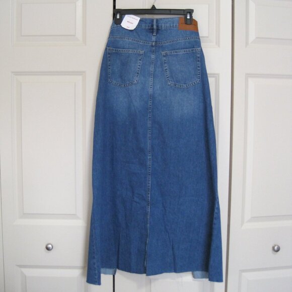 NWT Lucky Brand Blue Maxi Skirt sz 8 - Picture 11 of 14